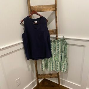 J.Jill Top (tank) & Skirt
